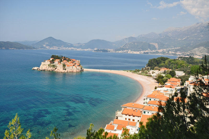 Apartments Vila Andja Sveti Stefan Esterno foto